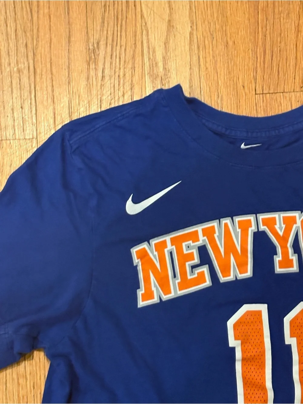 The Nike Tee New York Knicks #11 Jalen Brunson Size Adult Small